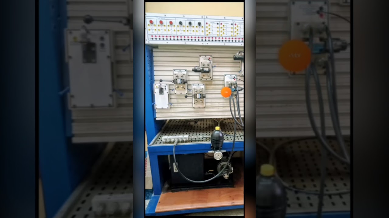 شرح توصيل الدوائر الكهربيه للتحكم الهيدروليك عملي