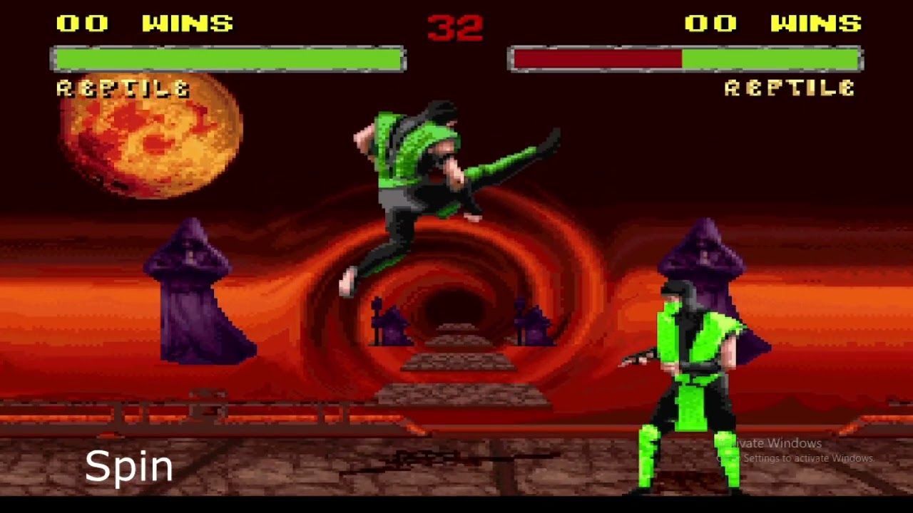 Mortal Kombat 2 (Super Nintendo) - Swapped Special Moves