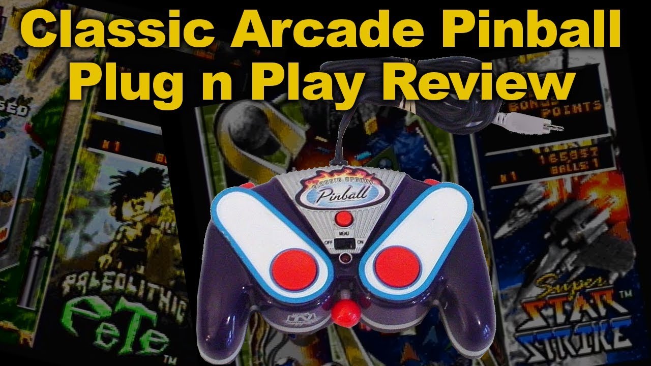 Classic Arcade Pinball Plug n Play Review - Jakks Pacific - 3 in 1 Retro Console - by HotGen