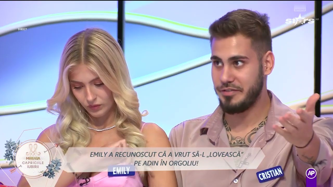 Schimb de replici acide între Emily și Adin: „Am vrut să-l rănesc”