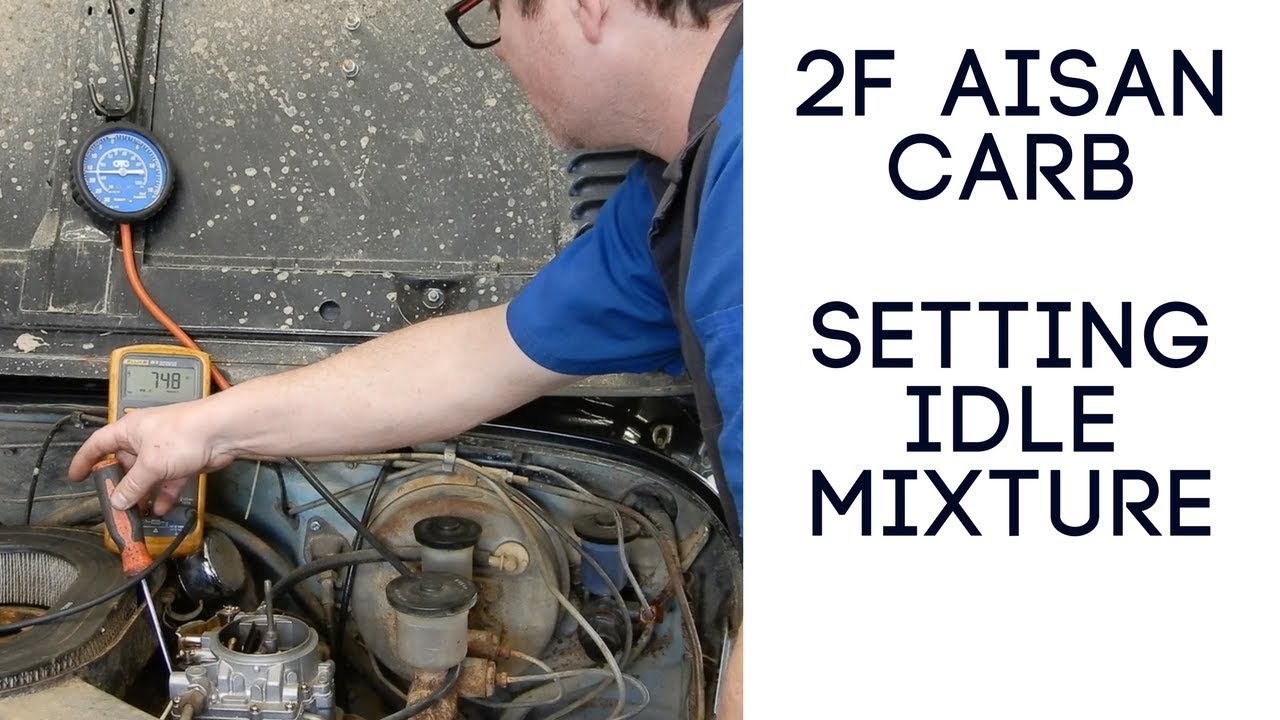 Toyota 2F Aisan Carb Idle Mixture Adjustment