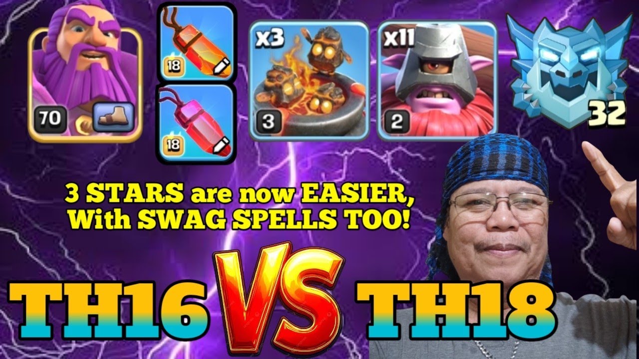 2026 E32 Th16 vs Th18: New GW Walk +3X Furnace + 11X Thrower is INSANE ( Clash Of Clans)