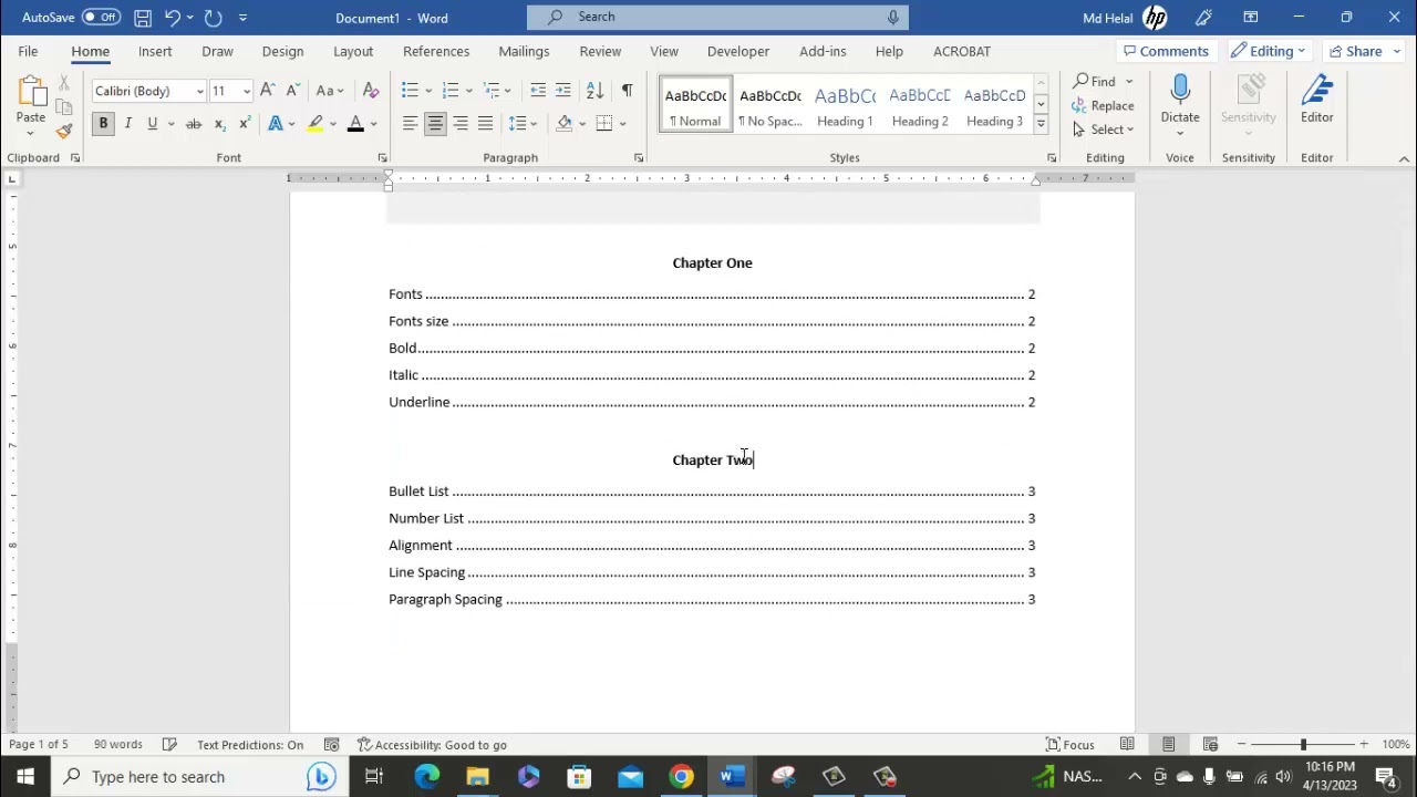 How to Create Multiple Table of Contents in Word Docs 2023