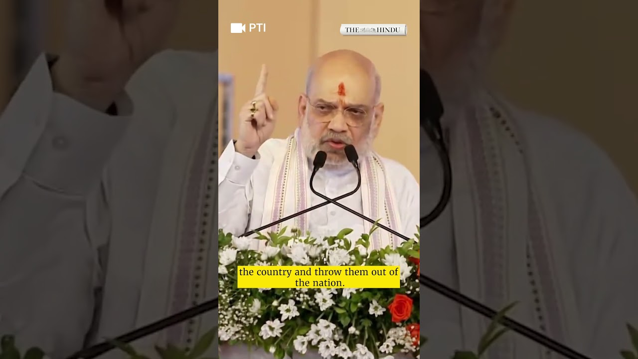 Amit Shah: Only those born here will live in India