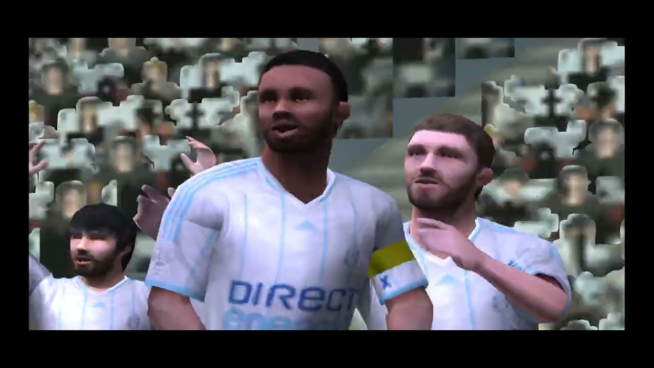 Rétro FIFA 10 PSP Marseille vs Milan. Niang le héros marseillais dans une fin de match rocambolesque