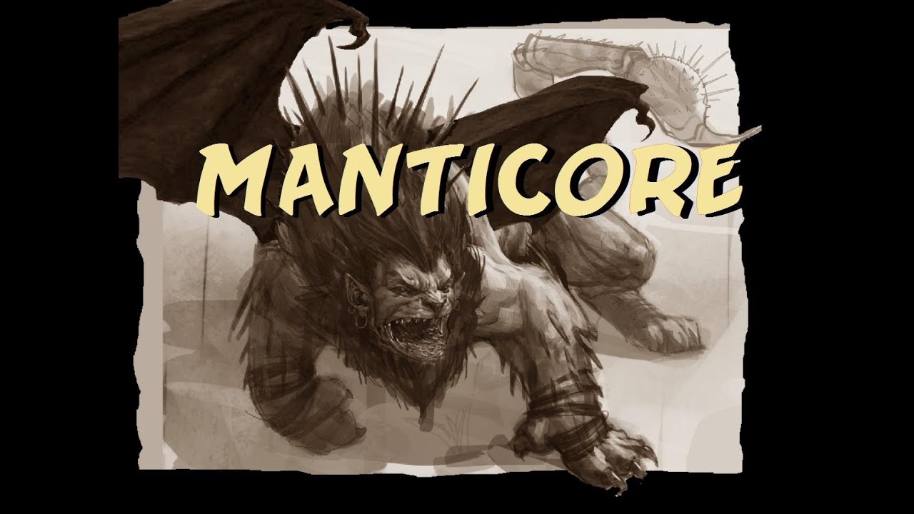 Dungeons and Dragons Lore : Manticore
