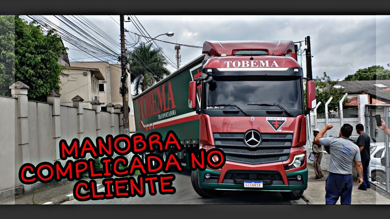 ELES DUVIDARAM DA MANOBRA NO CLIENTE (NEW ACTROS)