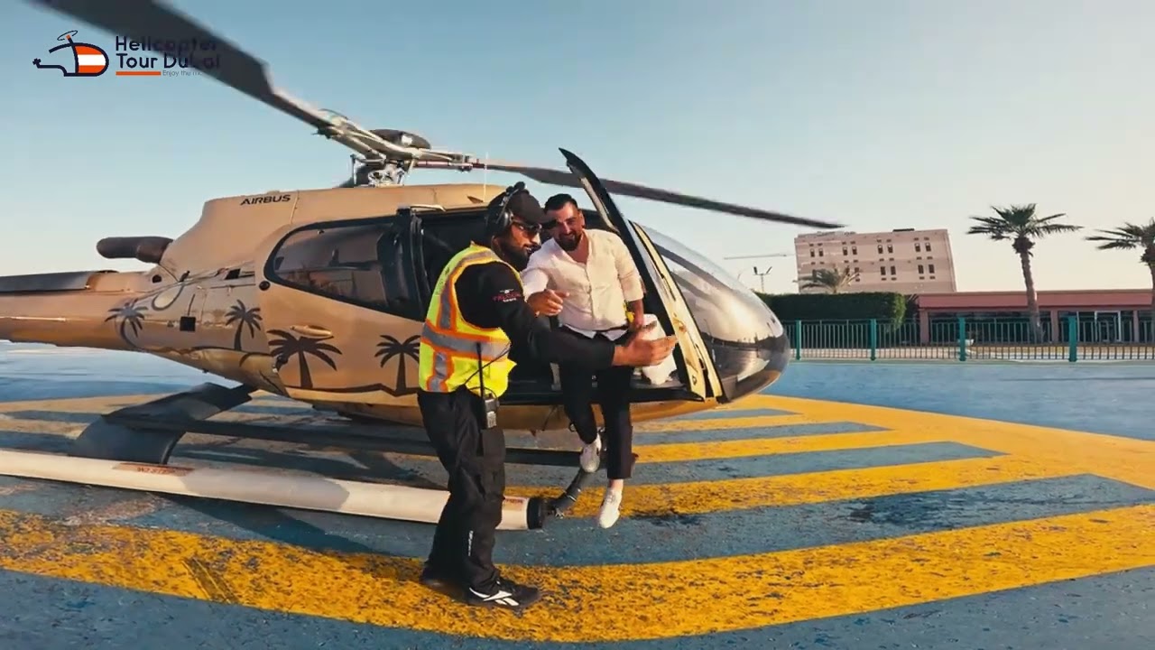 A Love Soars Above Dubai 💍 Romantic Helicopter Proposal!✨