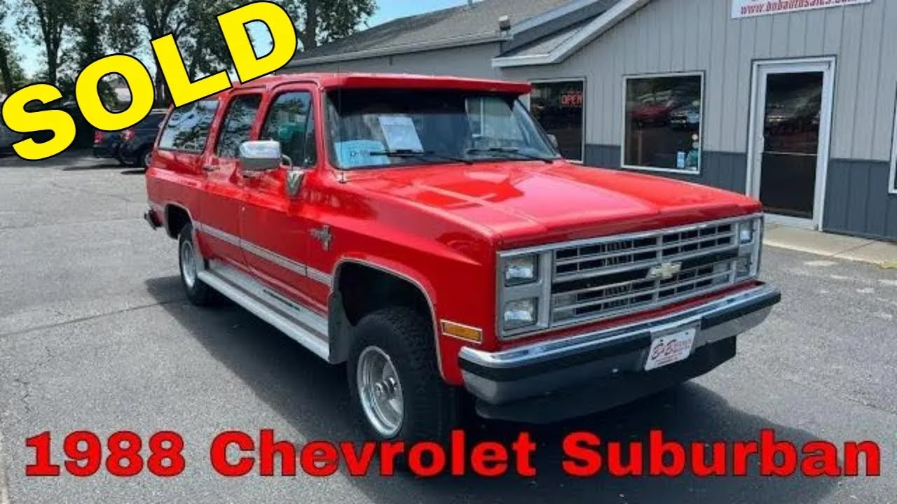 SOLD - 1988 Chevrolet Suburban - Walk Around