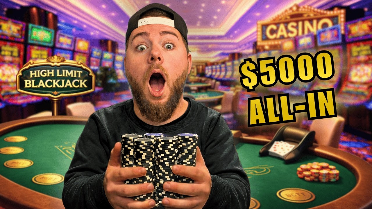 HUGE $5000 Blackjack Session.. With The CRAZIEST ENDING!!