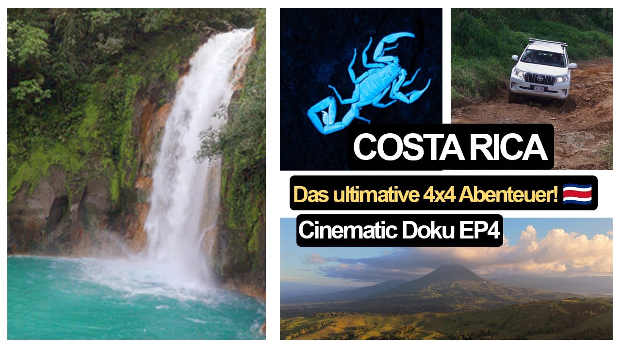EP4 COSTA RICA 🇨🇷 4x4: Das ultimative Roadtrip-Abenteuer | Cinematic Doku - Santa Elena, Rio Celeste