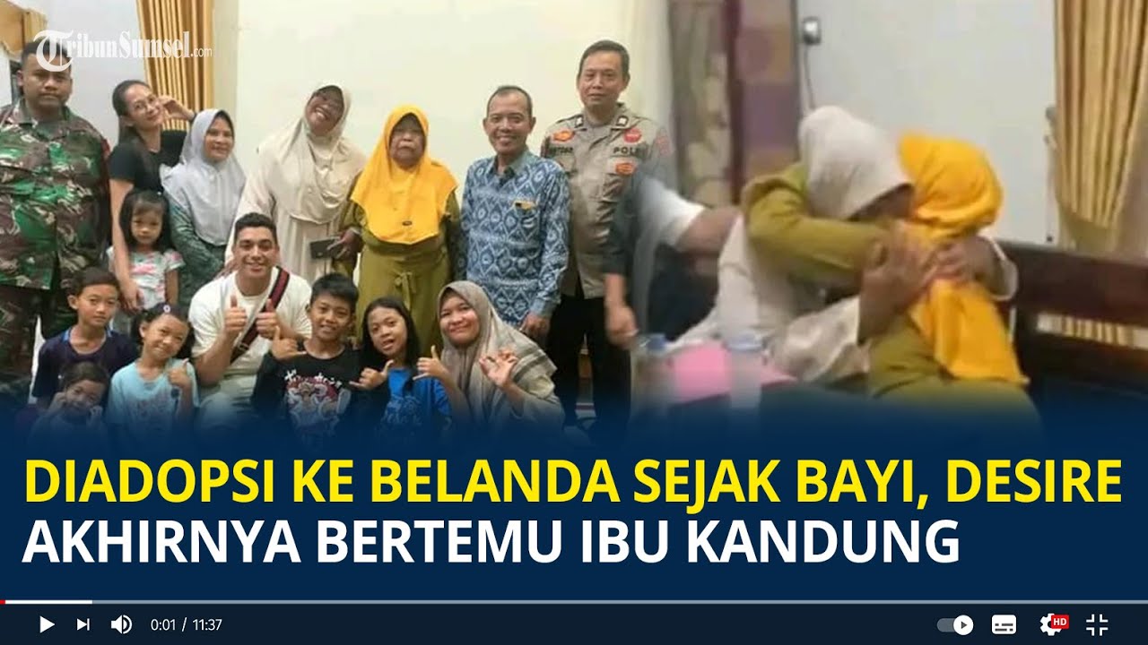 Diadopsi ke Belanda Sejak Bayi, Desiress Akhirnya Bertemu Ibu Kandung di Pekalongan