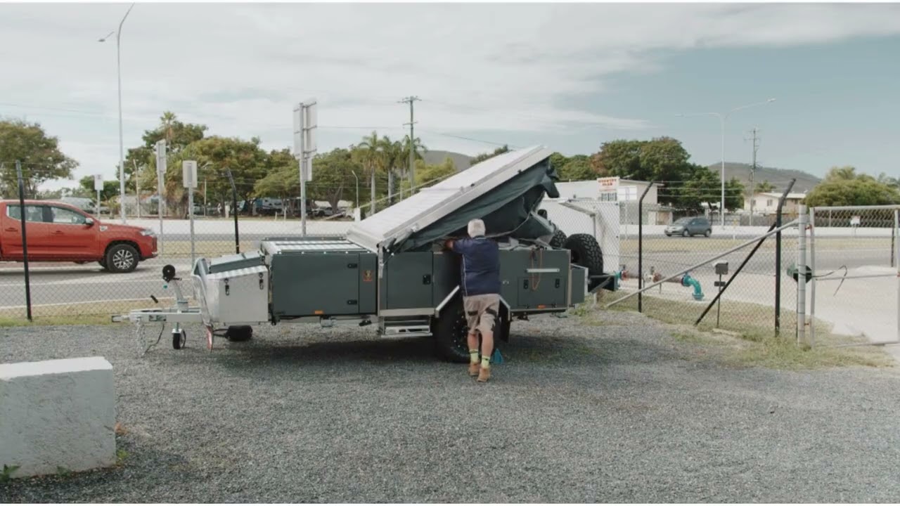 Closing a SUV Camper Trailer with Air Annex Directly Attached! | Quick Pack Down