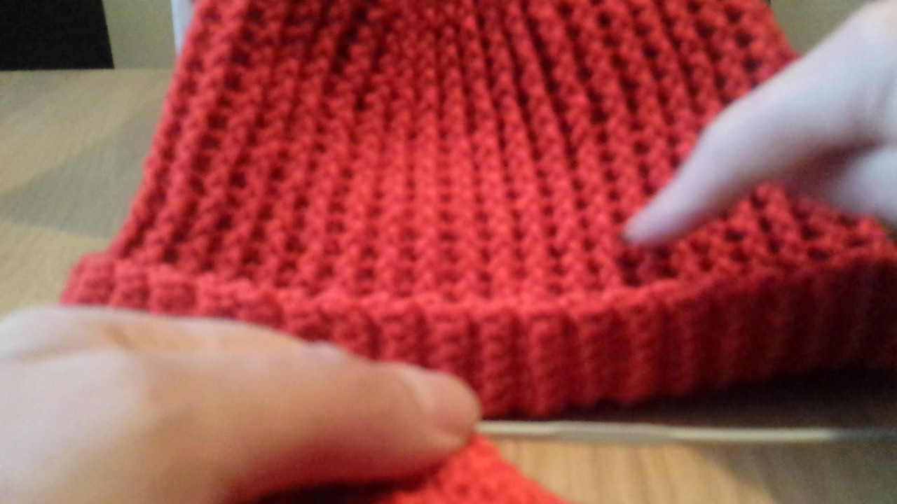 Gorro para adulto em croche