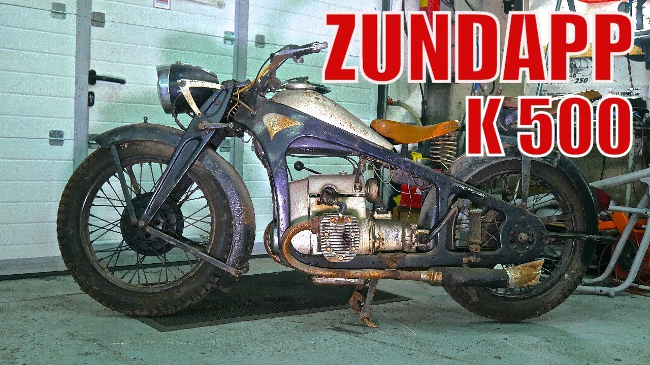 Мотоцикл Zundapp K 500. Мотоциклы под реставрацию.
