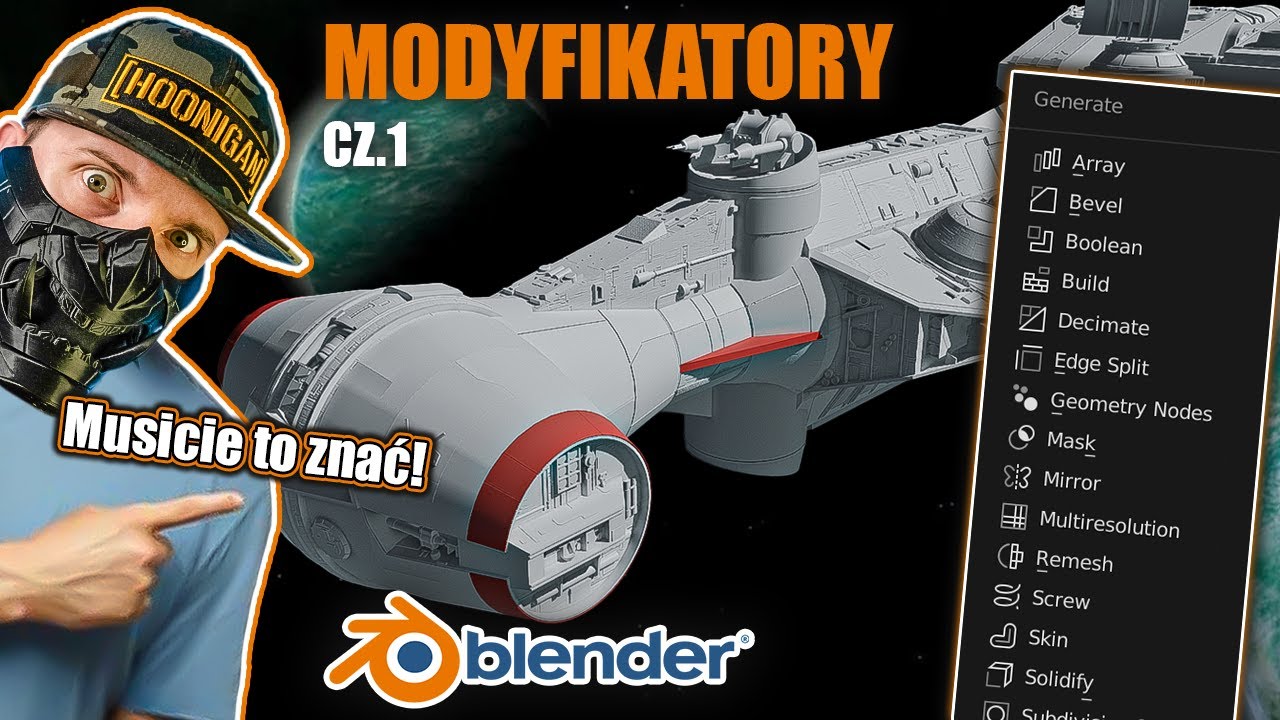 [TUTORIAL BLENDER] Modyfikatory (cz.1)