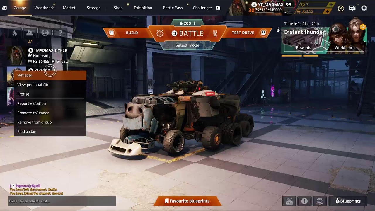Crossout  clan wars leviathan live (B02)