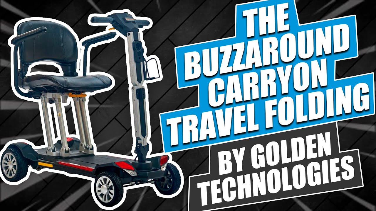 🤩The Buzzaround CarryOn Travel Folding Mobility Scooter by Golden Technologies