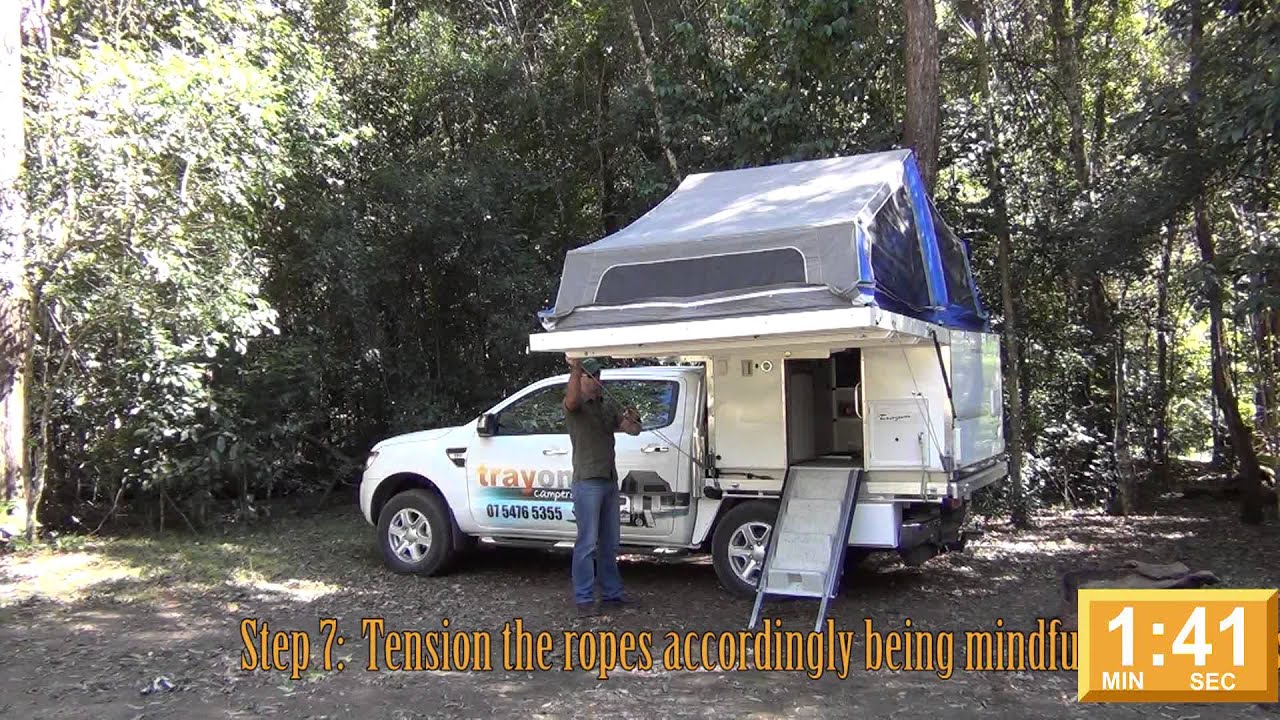 Opening a Trayon Camper