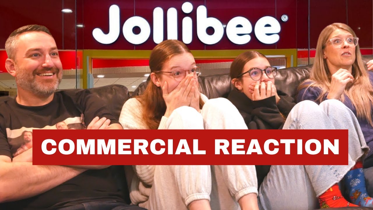 Canadian Family Reacts to Viral Jollibee Ads