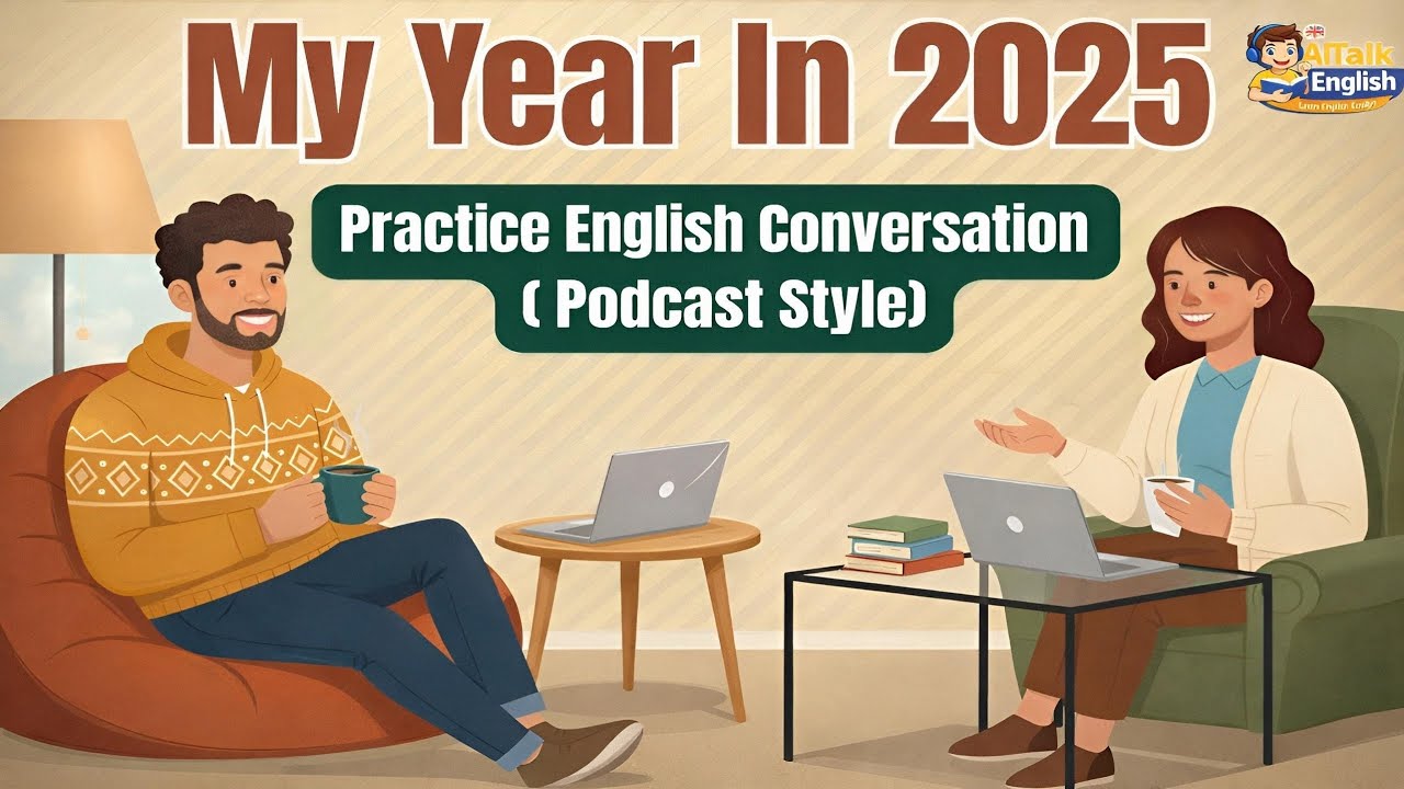 How I Spent 2025 | Easy English Speaking Practice