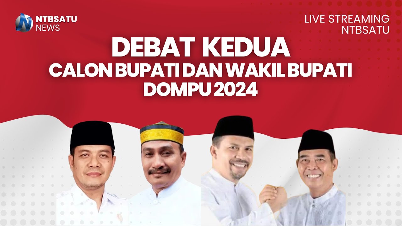 🔴[LIVE STREAMING] - Debat Kedua Pasangan Calon Bupati dan Wakil Bupati Dompu 2024