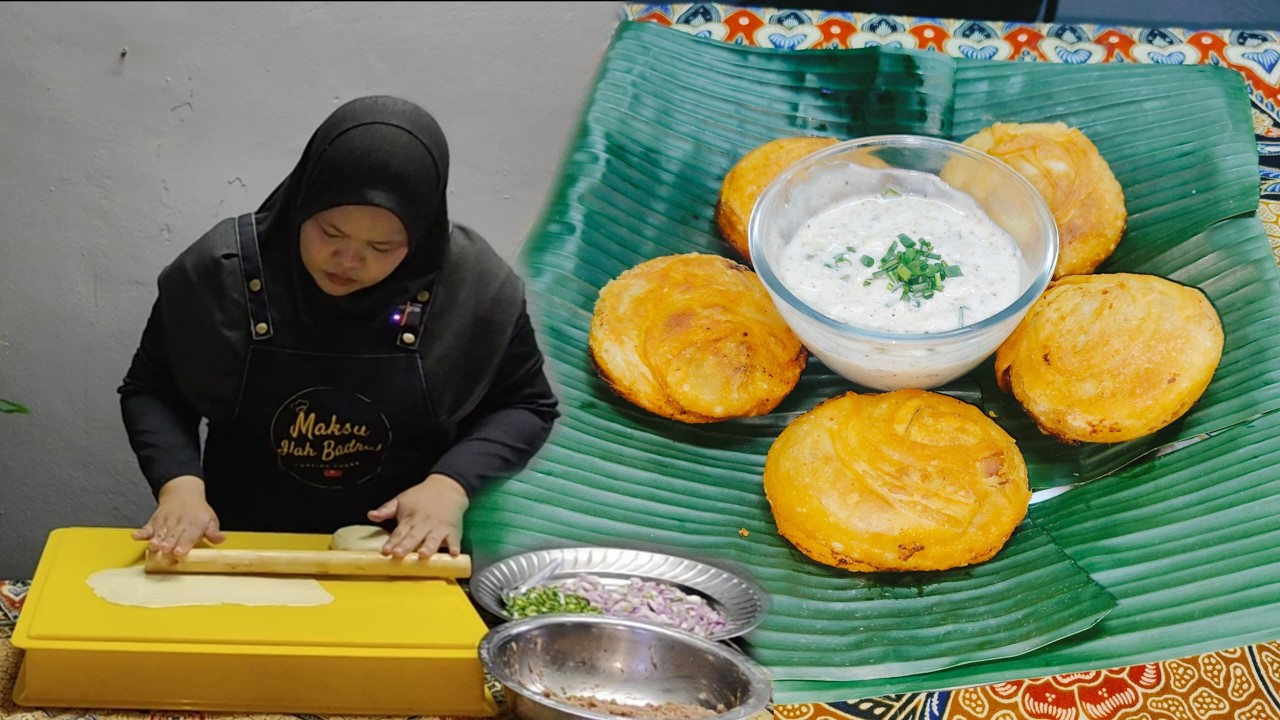 CARA BUAT ROTI DAGING CRISPY VIRAL & GARLIC SAUCE,CARA PALING MUDAH & SEDAP CHINESE MUSLIM BEEF ROTI