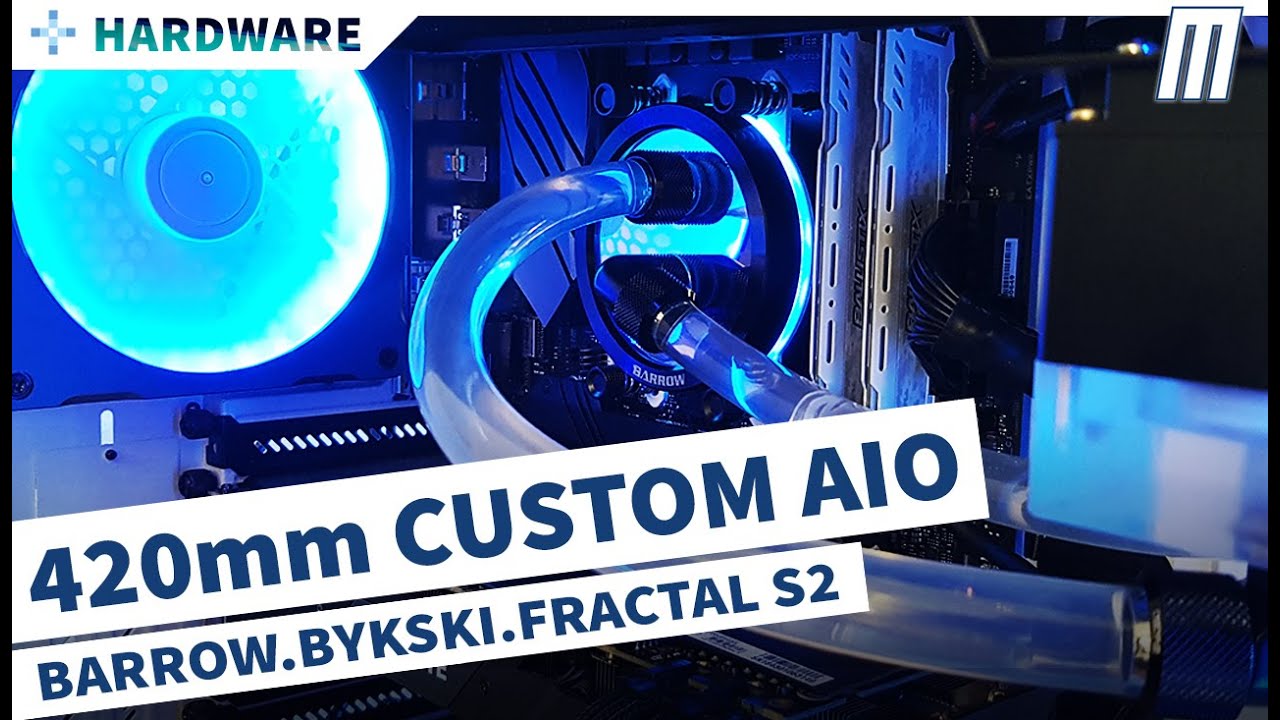 We Crammed a 420mm Bykski Radiator into a Fractal S2 Case