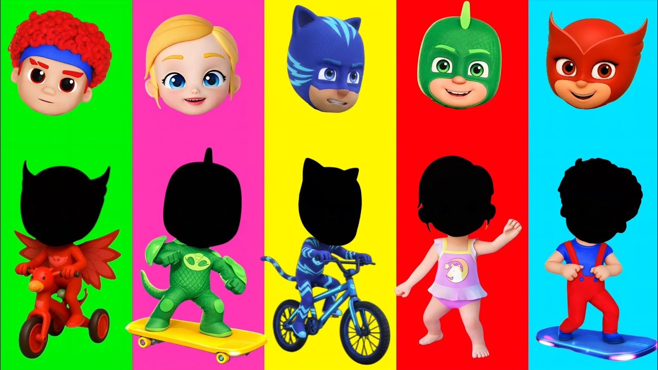 Wrong eyes👀 challenge DAME TU COSITA Pj Masks Funny Puzzle Wrong Heads