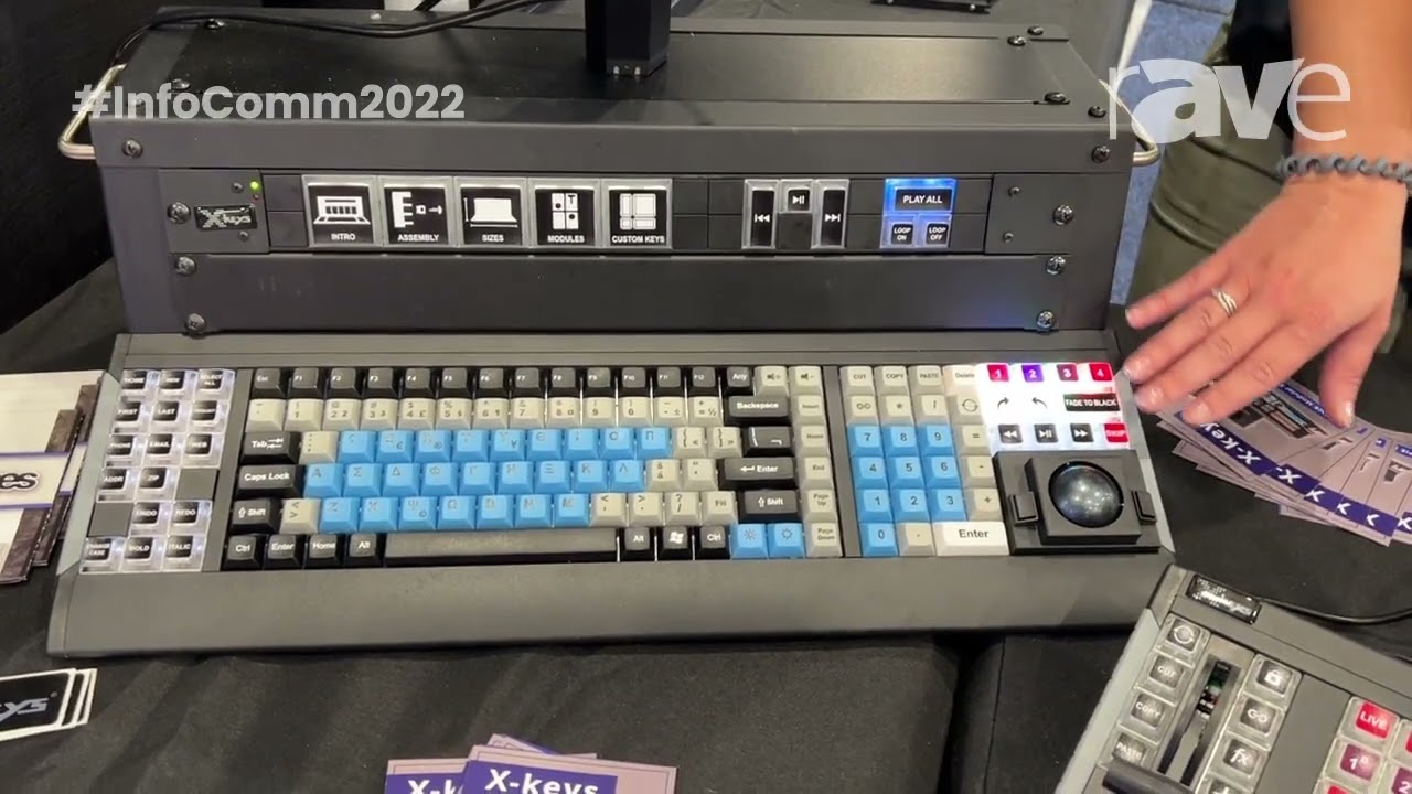 InfoComm 2022: X-Keys Discusses PIE Rack Modular System and Customizable Keyboard