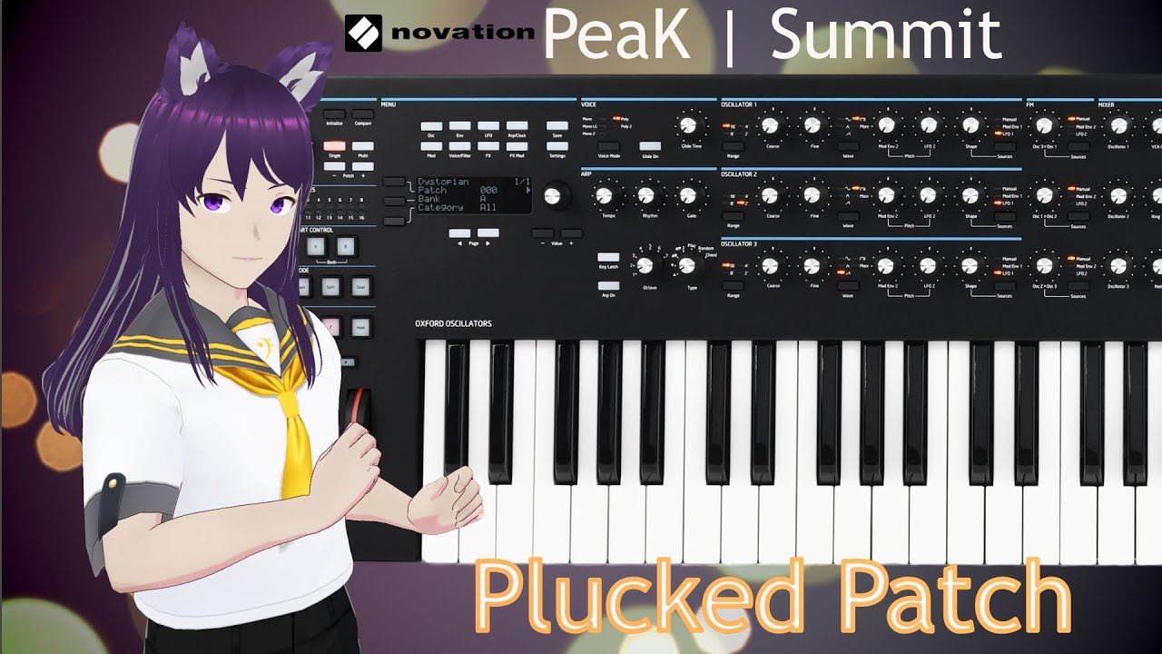 The most beautiful Novation peak / summit patch I have ever made and you can too !