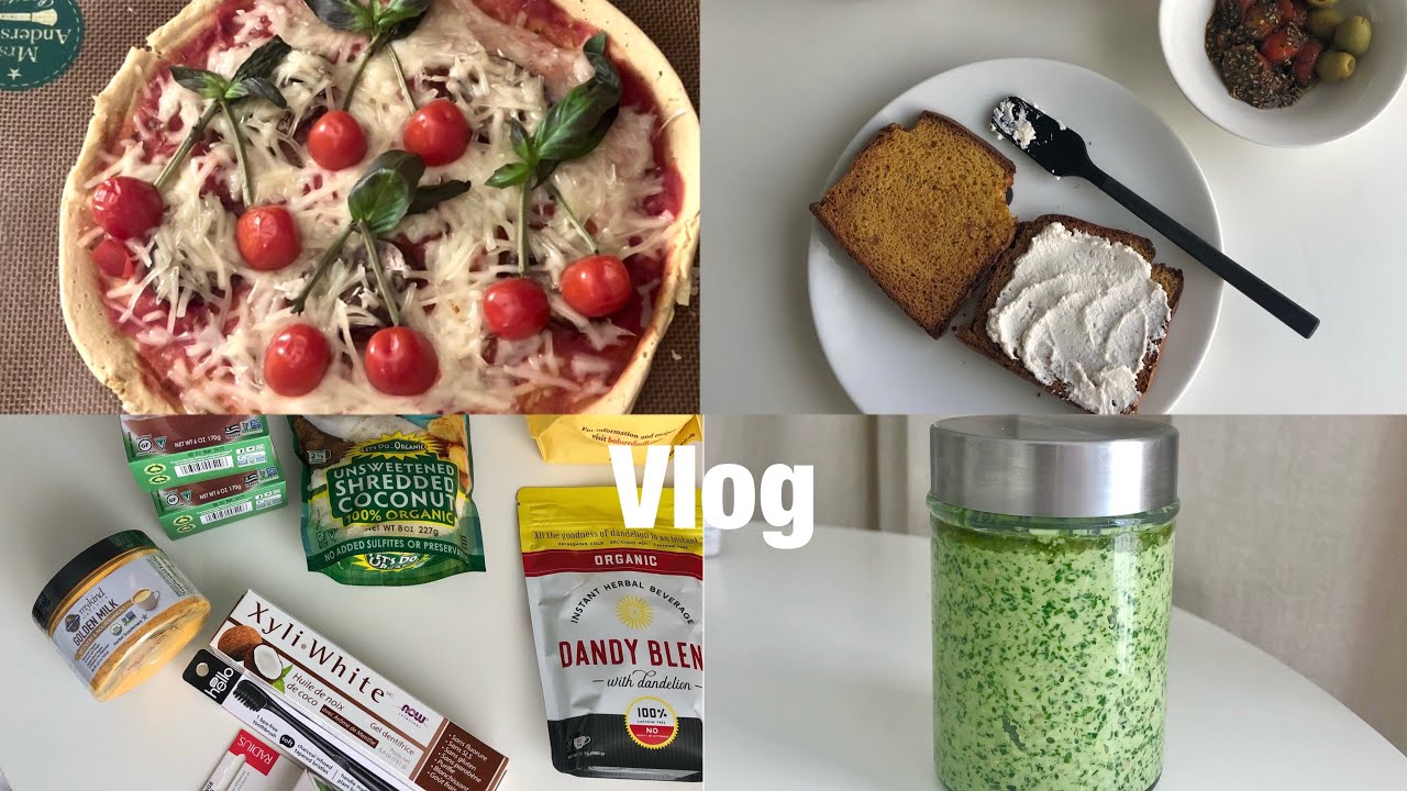 Pizza night 。iHerb 。لحظات هادئة 。وصفة صلصة بيستو