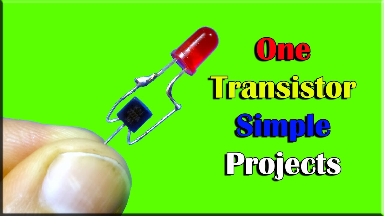 Very Simple Projects Using One Transistor | 2n2222 Transistor Projects | How to Make 12v LED Flasher