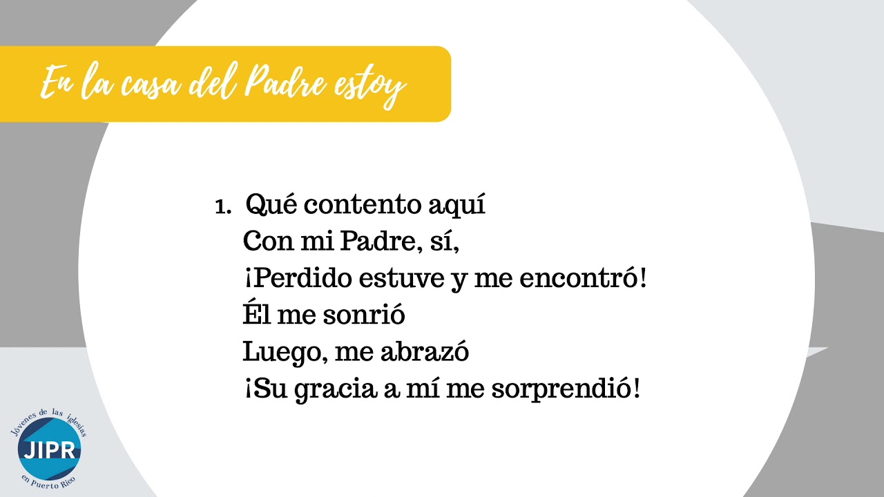 En la casa del Padre estoy