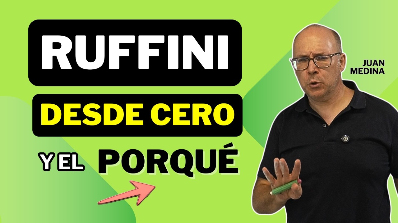 😳 TODAVÍA muchos estudiantes NO saben el VERDADERO PORQUÉ de RUFFINI 🔎 ¿Y TÚ? #matematicas
