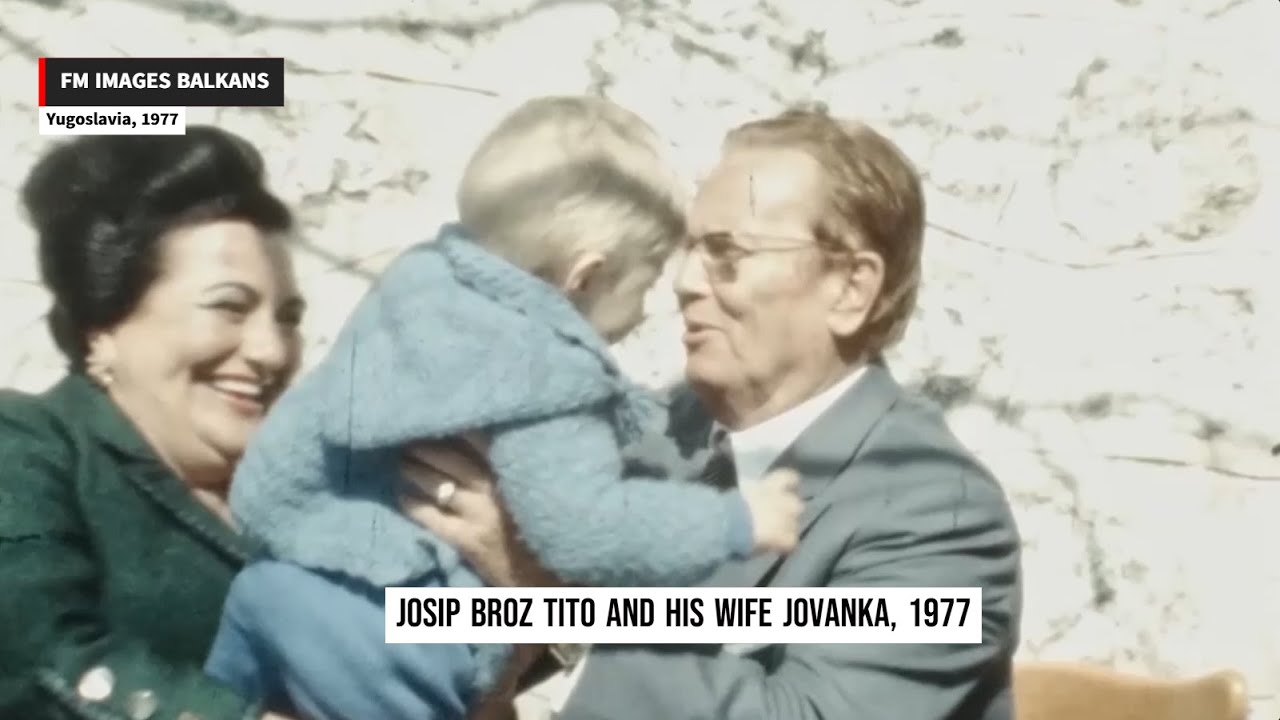 Yugoslavia 1977: Josip Broz Tito and his wife Jovanka