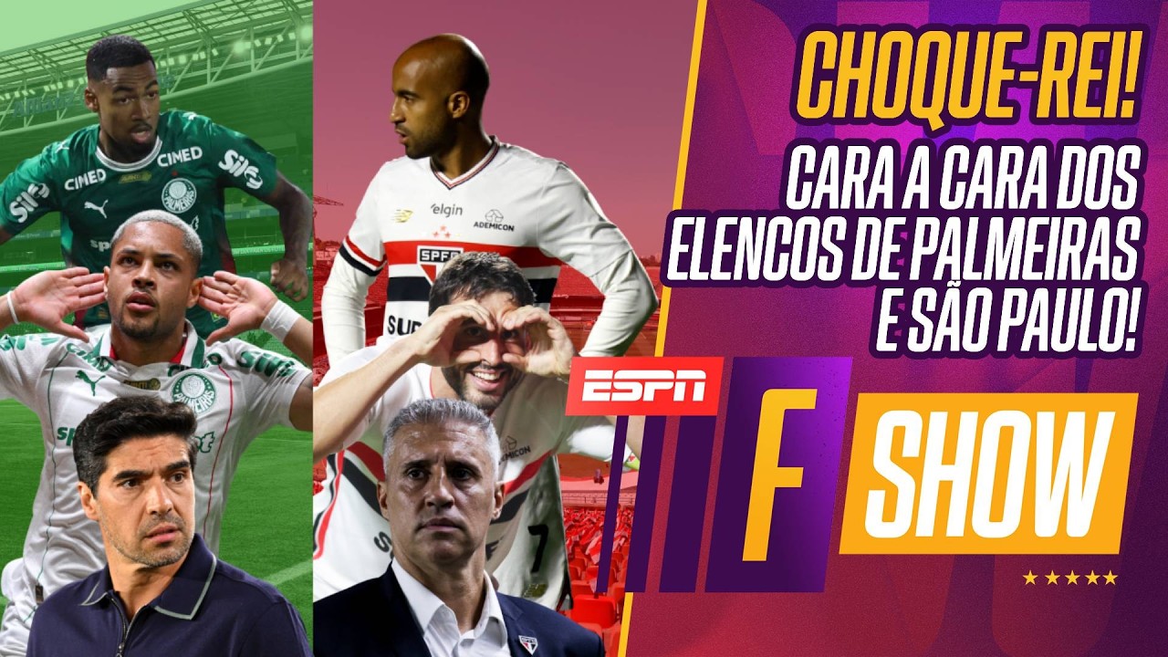 PALMEIRAS X SÃO PAULO! F SHOW ELEGE OS MELHORES JOGADORES DO CLÁSSICO PELA SEMIFINAL DO PAULISTÃO!