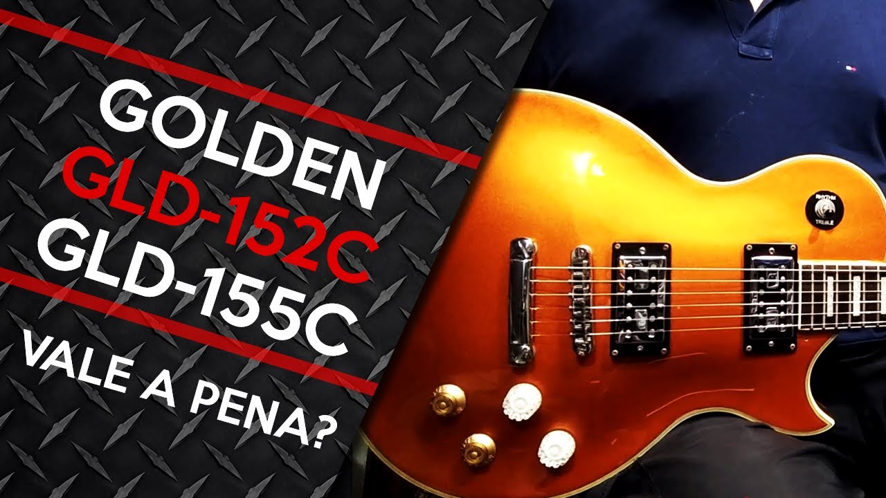 Guitarra Golden GLD152C/155C - Review e Teste - Guitarra Barata - JoJo Guitar