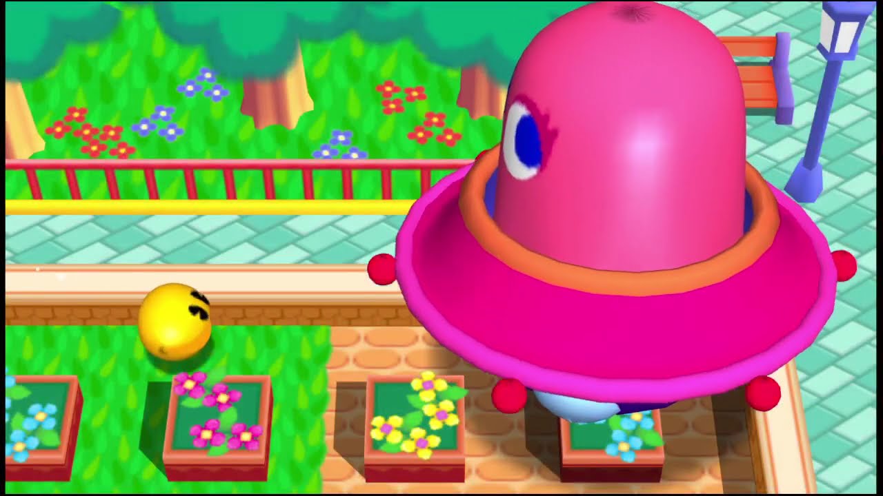 COOP LONGPLAY - Namco Museum Battle Collection - Pac-Man Arrangement - (PSP) (No commentary)