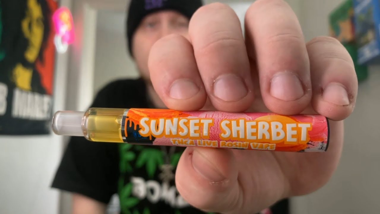 Sunset Sherbet THCa Rosin Vape | ShopHelloMary
