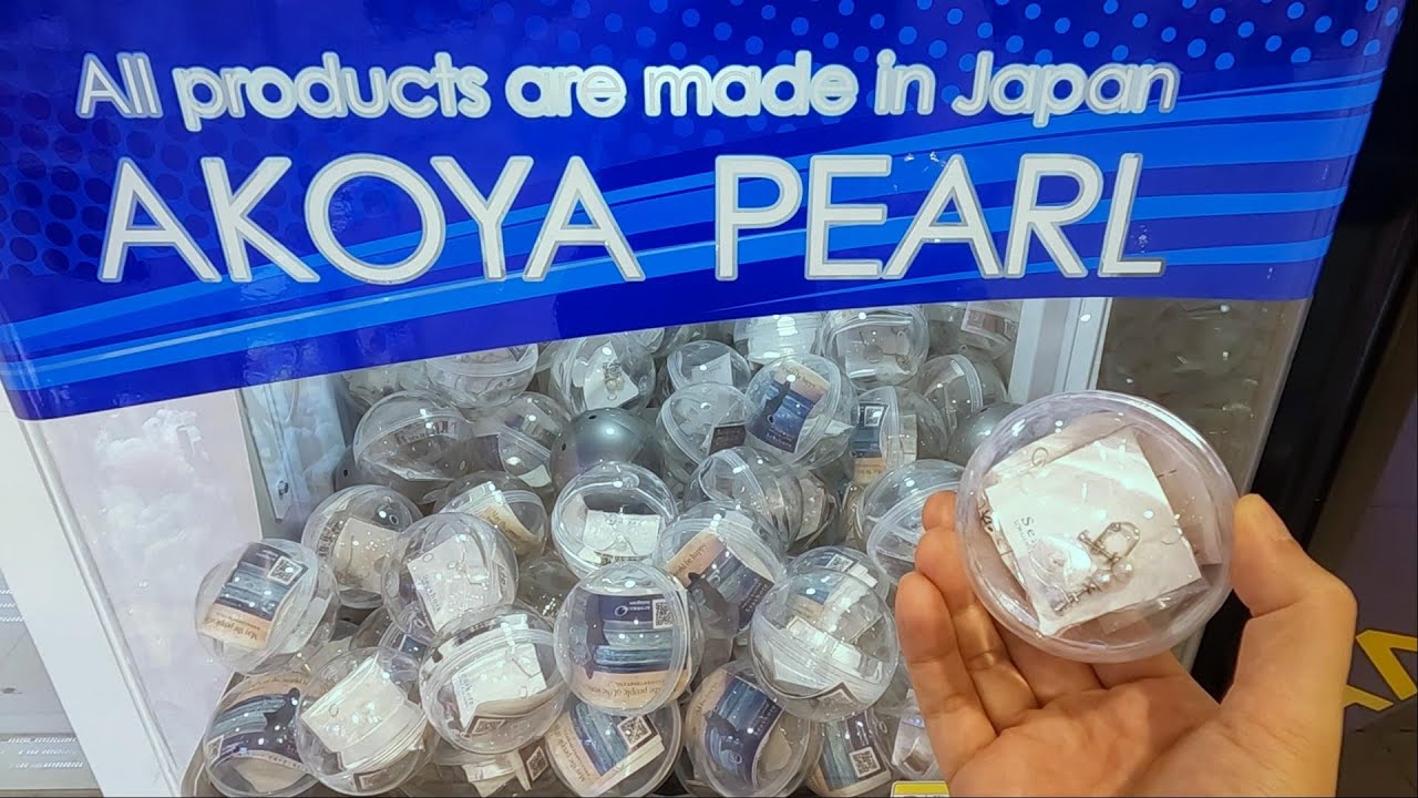 Japan Pearl Akoya Pearl Capsule Gacha Vending Machine