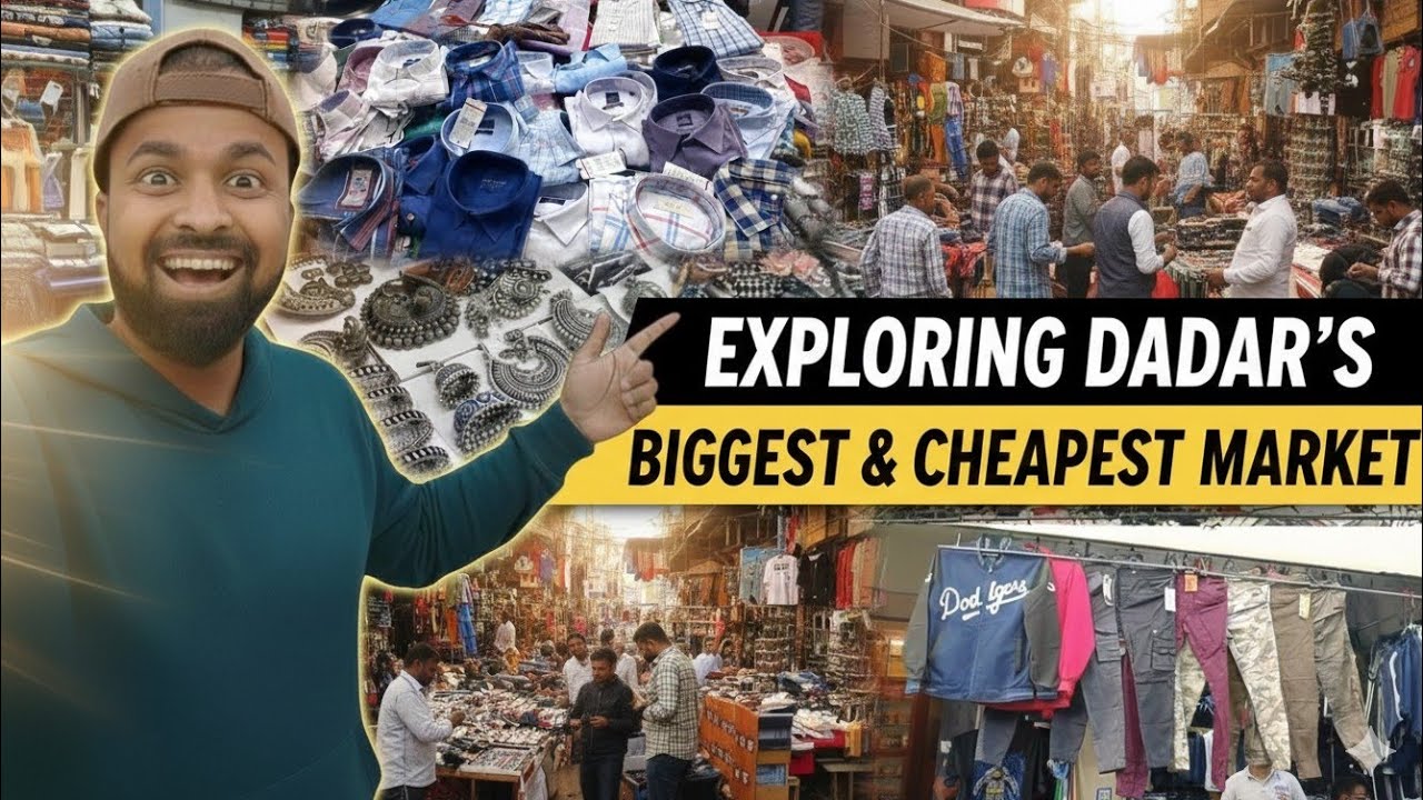 Exploring Dadar's Biggest & Cheapest Market 😱#viralvideo #cheapestmarket #trending #budgetshopping 