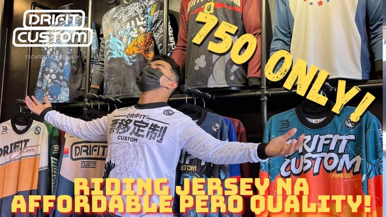 Drifit Custom | Riding Jersey na mura pero QUALITY | PCX160