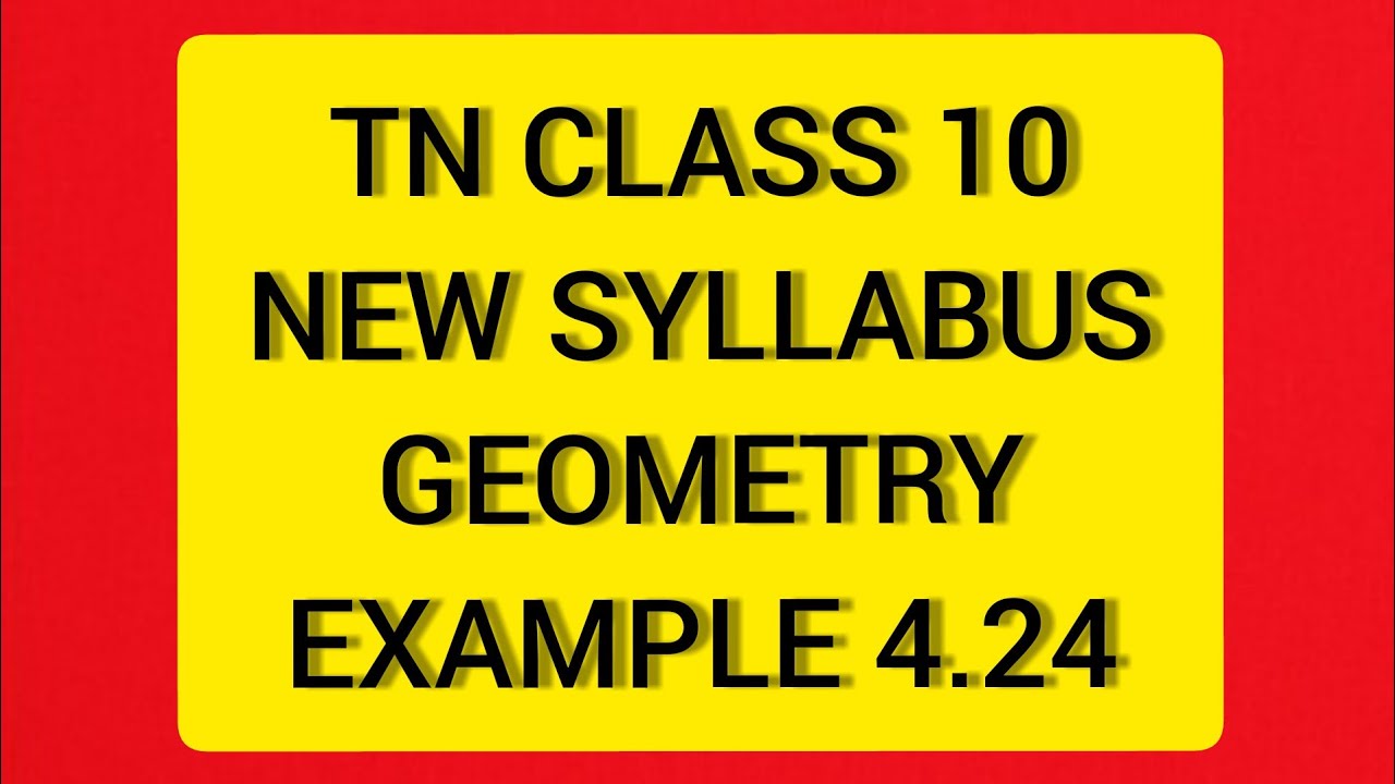 TN Samacheer 10 Maths New Syllabus Geometry Example 4.24