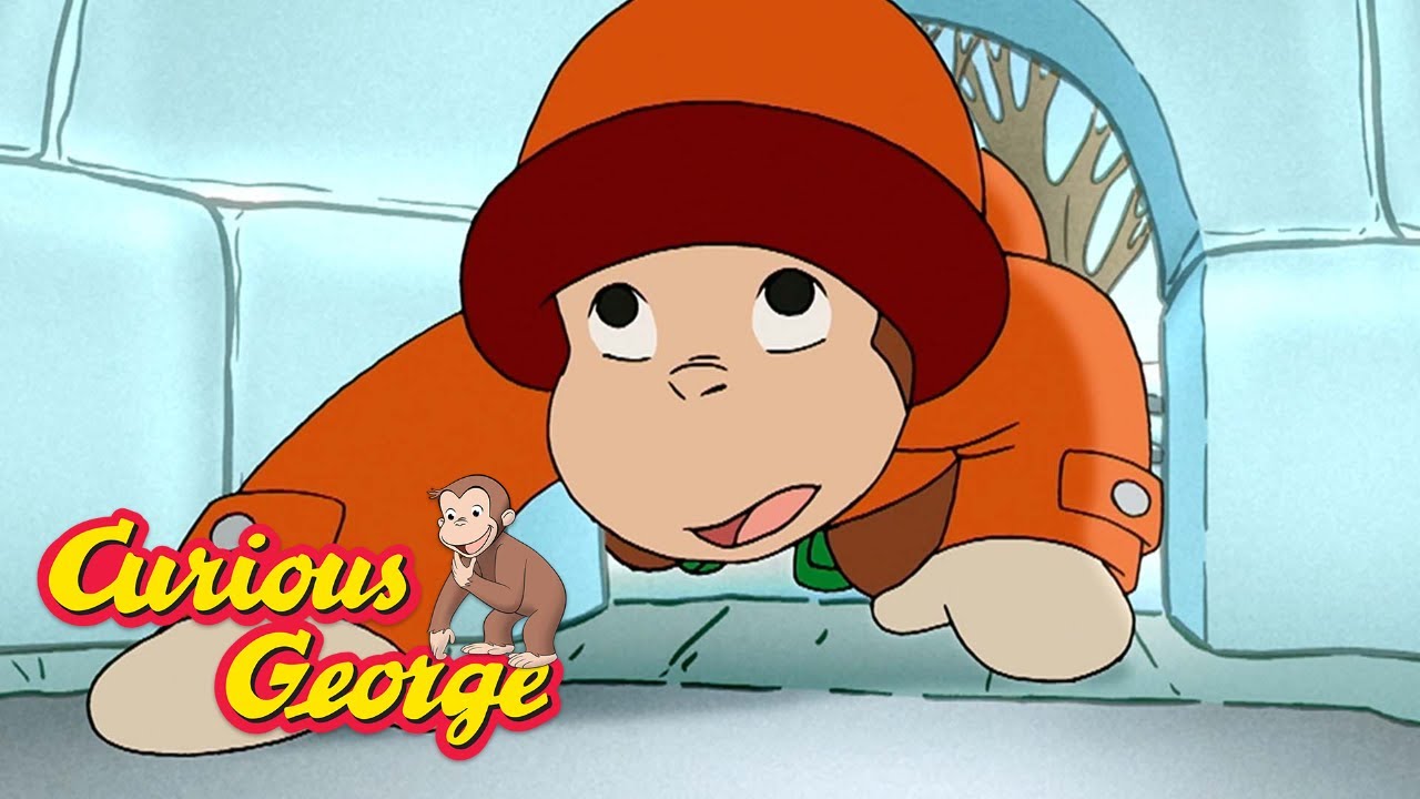 George Learns to Build an Igloo 🧊 Curious George 🐵 Cartoons for Children