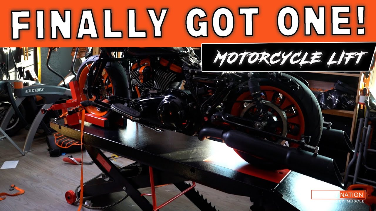Brand New Addition To My Garage | Black Widow ProLift Heavy-Duty Pneumatic Motorcycle Lift Table