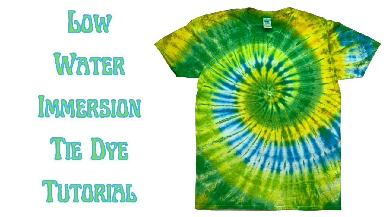 Tie-Dye Pattern: Low Water Immersion (LWI) Spiral