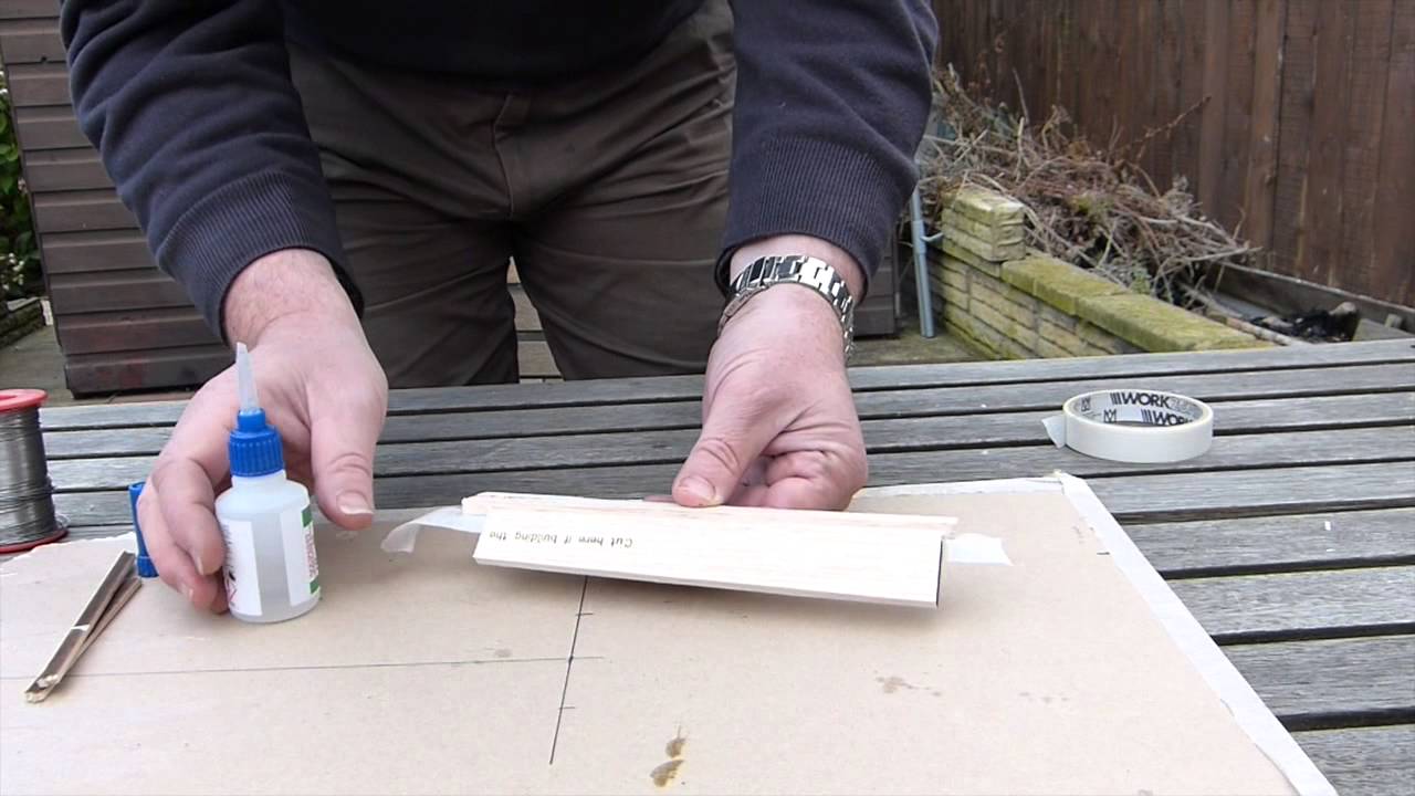 Joining balsa sheets