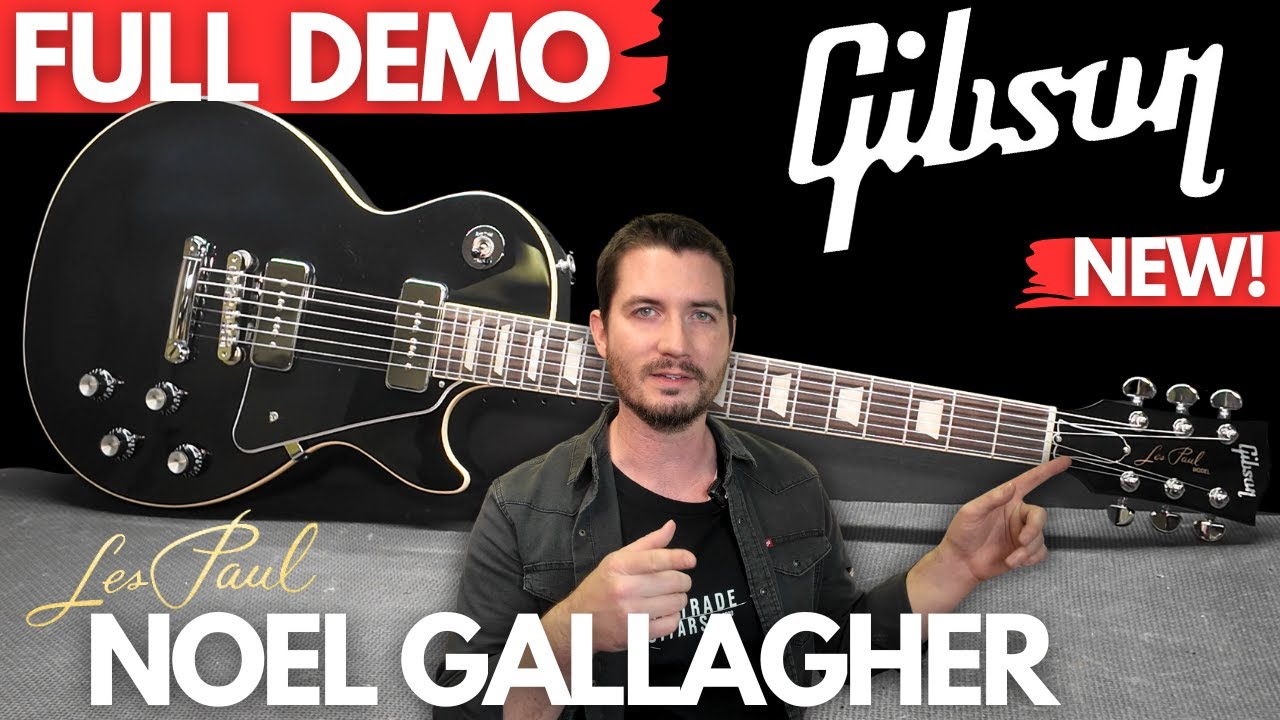 Gibson NOEL GALLAGHER Les Paul Standard P90 ПОЛНАЯ ДЕМО