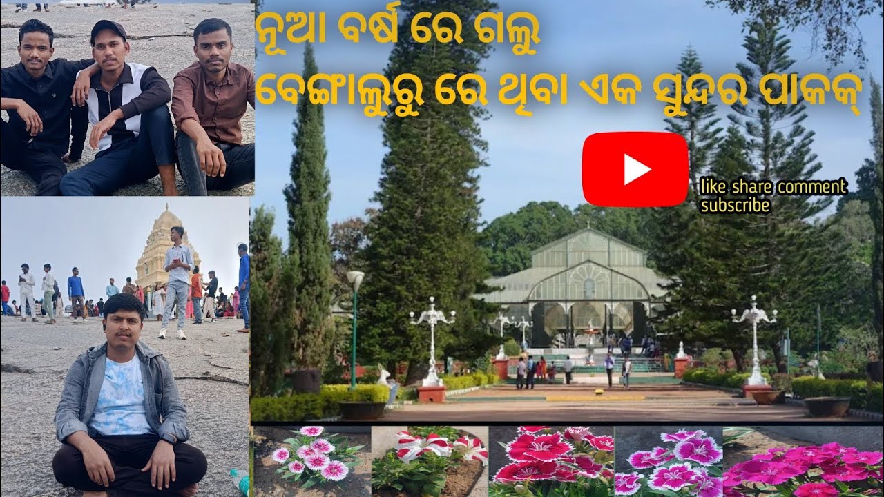 ନୂଆ ବର୍ଷ ରେ ଗଲୁ ବେଙ୍ଗାଲୁରୁ ରେ ଥିବା ଏକ ସୁନ୍ଦର ପାକକ୍। Bangalore Lalbagh park in new year 2026
